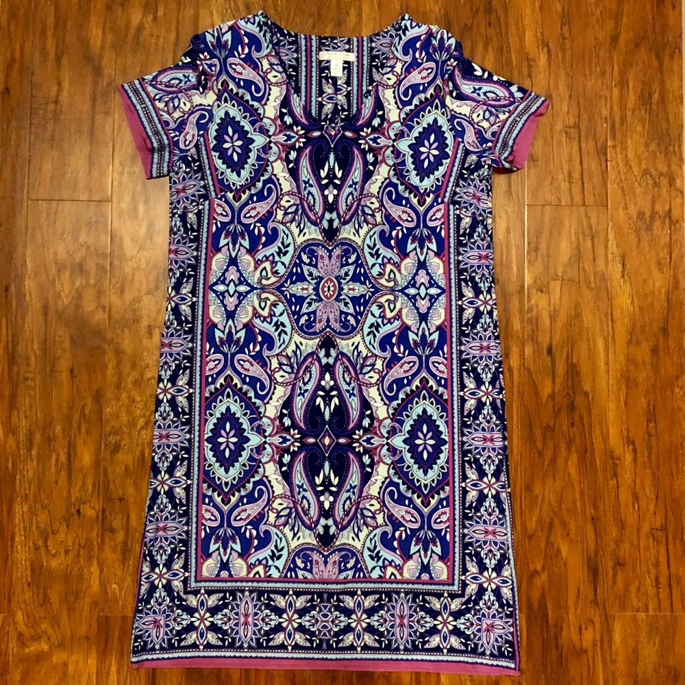 Paisley Print Dress
